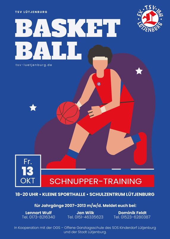Basketball im Verein spielen - TSV Lütjenburg