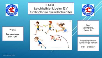 Leichtathletik für Kinder - TSV-Lütjenburg