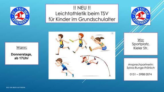 Leichtathletik für Kinder - TSV-Lütjenburg